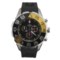 GV2 by Gevril Parachute Chronograph Watch - Rubber Strap in Black/Yellow/Black