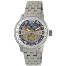 GV2 by Gevril Powerball Big Date Watch (For Men) in Gold/Silver - Closeouts