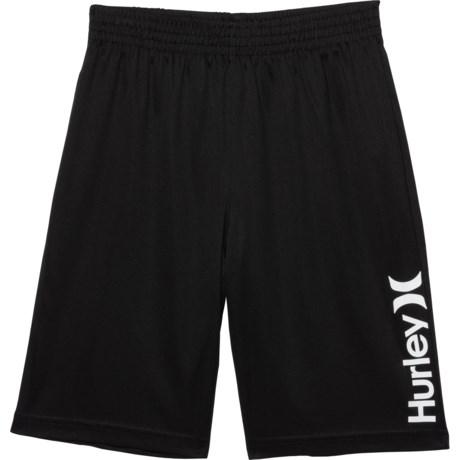 Hurley H20-Dri Logo Shorts (For Big Boys) - BLACK (S )