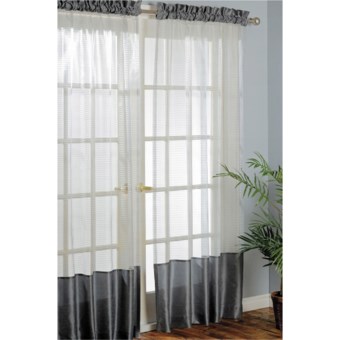 Habitat Carlton Curtains - 100x84", Pole-Top in Pewter