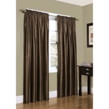 Habitat Metallic Taffeta Curtains - 84", Rod Pocket in Bronze - Closeouts