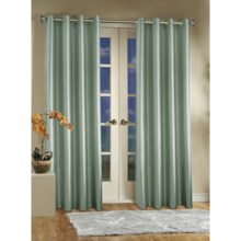 Habitat Milano Curtains - 108x84", Grommet-Top in Aqua - Closeouts