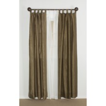 Habitat Monet Curtains - 84", Tab-Top in Taupe - Closeouts