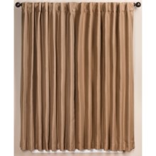 Habitat Mystique Curtains - 108x84”, Back Tab, Faux Satin in Butter Rum - Closeouts