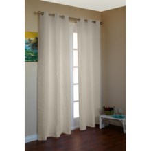 Habitat Promenade Seersucker Curtains - 72", Grommet-Top in Natural - Overstock