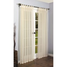 Habitat Sorrento Semi-Sheer Curtains - 108x84”, Tab-Top in Ivory - Closeouts