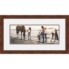 Hadley House Framed “Connections” Print by Steve Hanks - Limited Edition, 19x35” in See Photo - Closeouts
