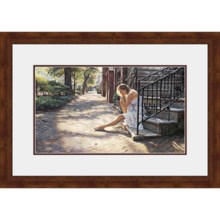 Hadley House Framed “One Step at a Time” Print by Steve Hanks - Limited Edition, 24x36” in See Photo - Closeouts