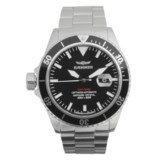 Haemmer Navy Diver Automatic Watch - Stainless Steel Bracelet
