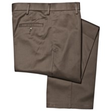 Haggar Maddox Pants - Cotton Twill, Flat Front (For Men) in Mocha - Closeouts