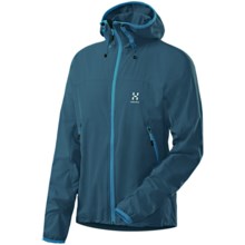 Haglofs Boa Hooded Jacket - Soft Shell (For Men) in Strato Blue - Closeouts