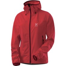 Haglofs Boa Hooded Jacket - Soft Shell (For Women) in Crimson - Closeouts