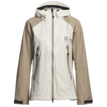 Haglofs Bora Jacket - Windstopper® (For Women) in Ivory/Basalt - Closeouts