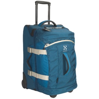 Haglofs Convoy 110 Wheeled Duffel Bag in Strato Blue/Dark Oxy