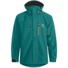 Haglofs Crag Gore-Tex® Jacket - Waterproof (For Men) in Teal Blue/Kolibri - Closeouts