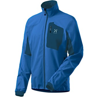 Haglofs Lizard Jacket - Soft Shell (For Men) in Oxy Blue/Strato Blue