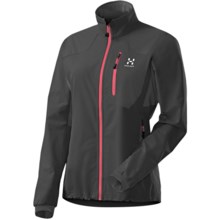Haglofs Lizard Jacket - Soft Shell (For Women) in Black/Charcoal - Closeouts