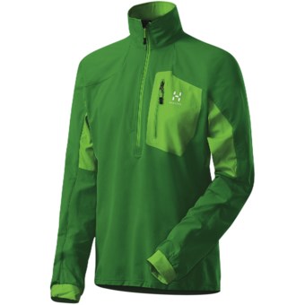 Haglofs Lizard Pullover - Soft Shell (For Men) in Emrald/Oxide Green