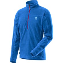 Haglofs Micro Polartec® Fleece Pullover - Zip Neck (For Men) in Speed Blue/Banner Blue - Closeouts