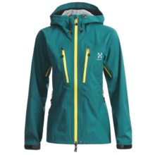 Haglofs P3 Zenith Q Proof Jacket - Waterproof, Recycled Materials (For Women) in Teal Blue - Closeouts