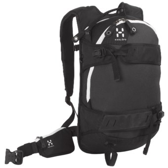 Haglofs Powder Poetry Snowsport Backpack - 18L in Black/Charcoal