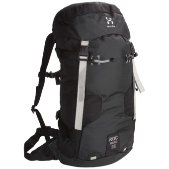 Haglofs Roc Hard Climbing Backpack in Black/Charcoal