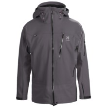 Haglofs Suta Hood Windstopper® Jacket - Soft Shell (For Men) in Graphite/Charcoal - Closeouts