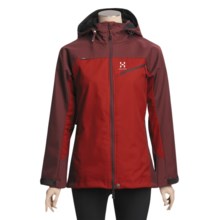 Haglofs Talus Windstopper® Jacket - Soft Shell (For Women) in Deep Red/Mellow Red - Closeouts