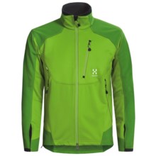 Haglofs Windstopper® Jacket - Soft Shell (For Men) in Lush Green/Basil Green - Closeouts