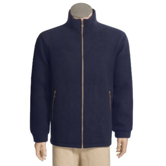 Hammer Springs Timaru Wool Jacket - Windproof Membrane (For Men) in Navy