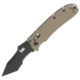 H&K by Benchmade 14250 Black Ceramic Tanto Blade Folding Pocket Knife - AXIS Lock, Combo Edge