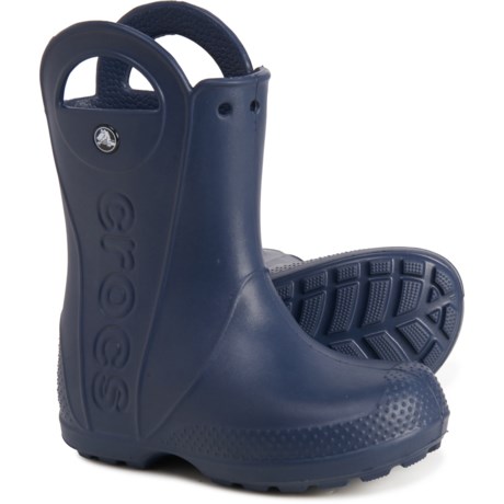 UPC 191448182776 product image for Handle It Rain Boots (For Boys) - NAVY (3C ) | upcitemdb.com