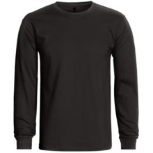Hanes 50/50 ComfortBlend® T-Shirt - Long Sleeve (For Men and Women) in Black - 2nds
