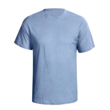 Hanes 5.2 oz Heavyweight 50/50 T-Shirt - Short Sleeve (For Men and Women) in Light Blue - 2nds