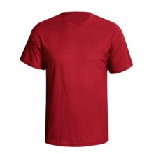 Hanes 5.2 oz Heavyweight 50/50 T-Shirt - Short Sleeve (For Men and Women) in Red - 2nds