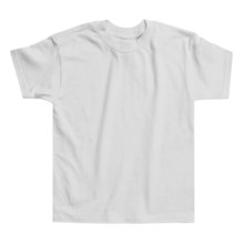 Hanes Authentic Open End T-Shirt - Cotton, Short Sleeve (For Youth) in White - 2nds