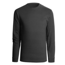 Hanes Beefy T-Shirt - Long Sleeve (For Men and Women) in Black - 2nds