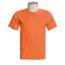 Hanes Beefy T-Shirt - Short Sleeve, Fitted (For Men and Women) in Orange - 2nds