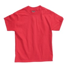 Hanes Beefy T-Shirt - Short Sleeve (For Youth) in Red - 2nds
