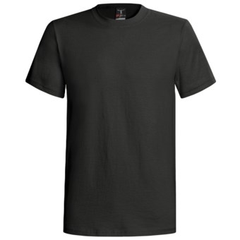 Hanes Beefy-T® T-Shirt - Short Sleeve (For Men and Women) in Black