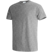Hanes Beefy-T® T-Shirt - Short Sleeve (For Men and Women) in Grey Heather - 2nds