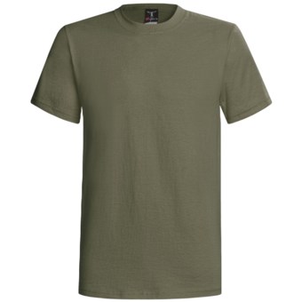 Hanes Beefy-T® T-Shirt - Short Sleeve (For Men and Women) in Olive