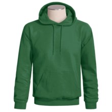Hanes Comfort-Blend Fleece Hoodie Sweatshirt - Pullover (For Men and Women) in Dark Green - 2nds
