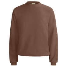 Hanes Comfort-Blend Fleece Sweatshirt - Crew Neck, Long Sleeve (For Men and Women) in Dark Chocolate - 2nds