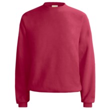 Hanes Comfort-Blend Fleece Sweatshirt - Crew Neck, Long Sleeve (For Men and Women) in Red - 2nds