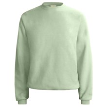 Hanes Comfort-Blend Fleece Sweatshirt - Crew Neck, Long Sleeve (For Men and Women) in Stonewashed Green - 2nds