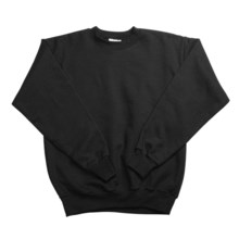 Hanes Comfortblend Fleece Sweatshirt - Crew Neck (For Youth) in Black - 2nds