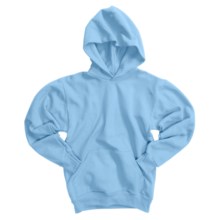 Hanes Comfortblend Pullover Hoodie Sweatshirt (For Youth) in Light Blue - 2nds