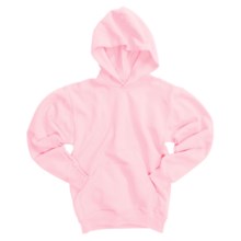 Hanes Comfortblend Pullover Hoodie Sweatshirt (For Youth) in Pink - 2nds