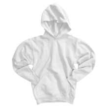 Hanes Comfortblend Pullover Hoodie Sweatshirt (For Youth) in White - 2nds
